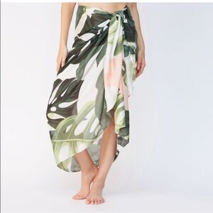 Virginia Wolf Tropical Palm Multi Wear Sarong Dress Scarf Wrap (0-20) NEW!